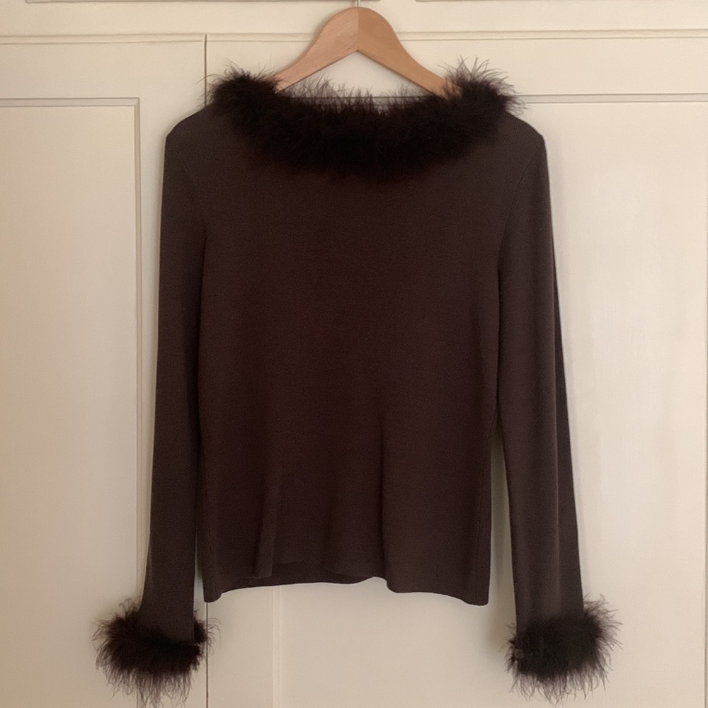 Joseph A Silk Knit Top
